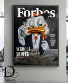 Canvas Picture Billionaire Duck Pop wall Art Print