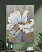 Large Flower Painting print on canvas , Home decor,Luxury flower wall art