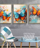 Modern paintings Butterflies of Different Colors Canvas print